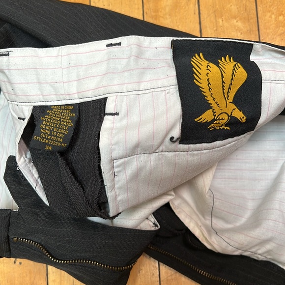 Black pinstripe dress pants - Picture 4 of 9